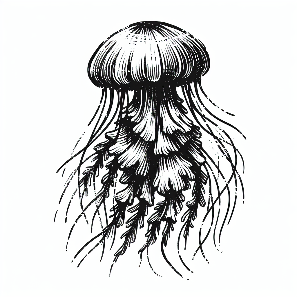 Sketch "A Jellyfish" Tattoo Design