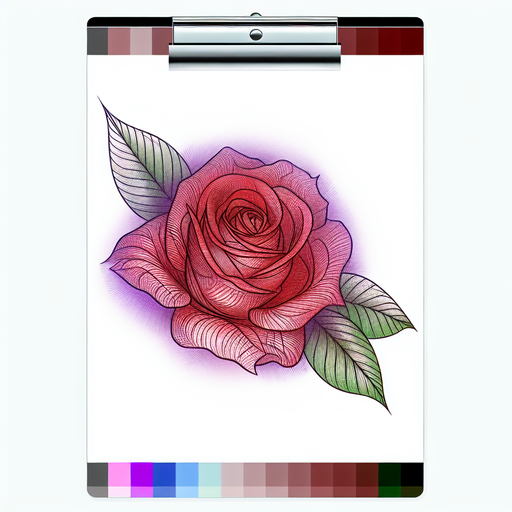 Sketch "Rose" Tattoo Design