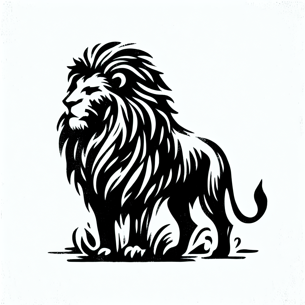 Sketch "Lion" Tattoo Design