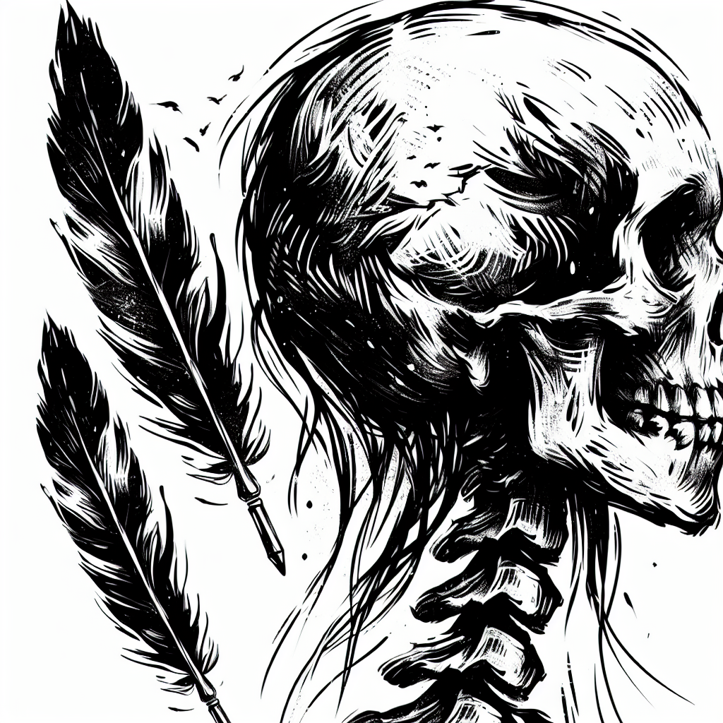 Sketch "skeleton" Tattoo Design